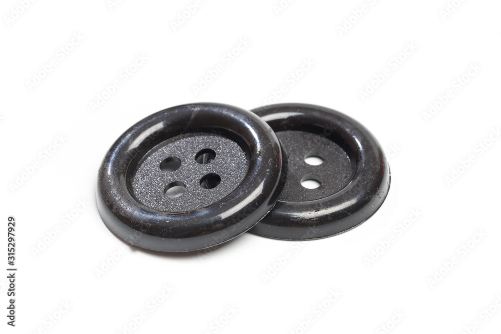 Buttons for clothes on white background using for concept of Button Day. - Image Buttons for clothes on white background using for concept of Button Day. - Image