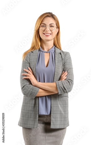 Portrait of beautiful busin...