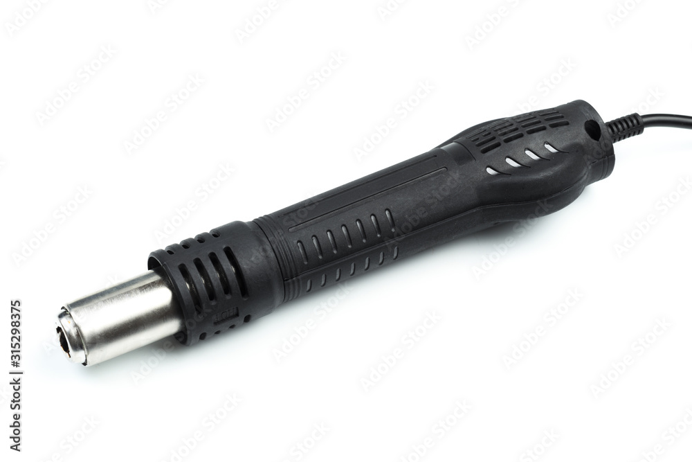 hot air gun of Soldering station Isolated on a white background. - Image hot air gun of Soldering station Isolated on a white background. - Image