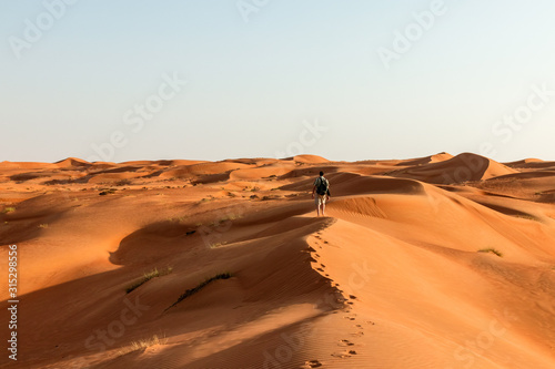 Exploring the Wahiba Sands desert, Oman © Ulrich Hollmann
