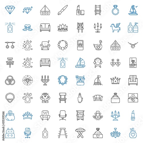 luxury icons set