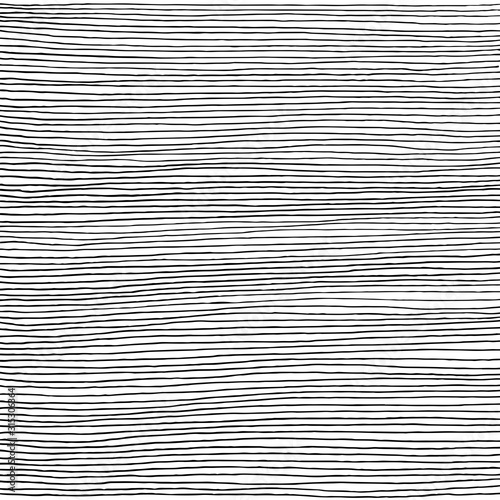 Hand drawn horizontal parallel thin black lines