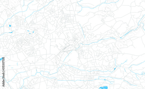 Bergisch Gladbach, Germany bright vector map