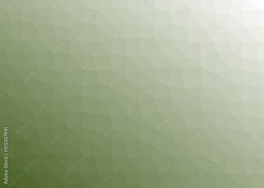 Abstract Low Polygon gradient Generative Art background illustration