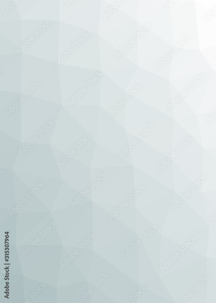 Fototapeta premium Abstract Low Polygon gradient Generative Art background illustration