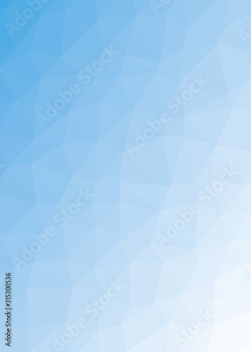 Bild auf Leinwand Abstract Low Polygon gradient Generative Art background illustration