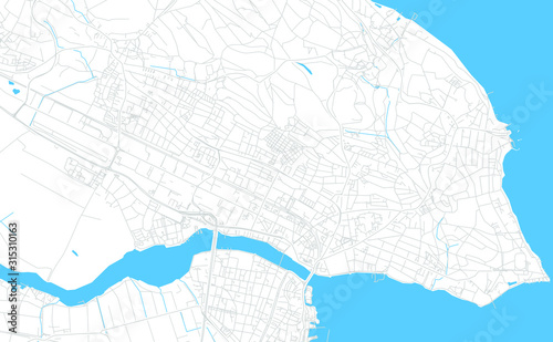 Konstanz, Germany bright vector map
