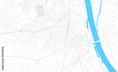 Worms, Germany bright vector map