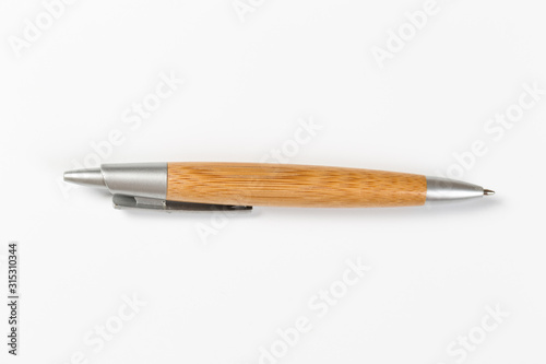 Handheld Writing Tools Pen for Business Office and School Education Supplies in White Isolated Background