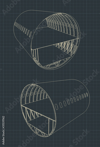 Airplane Fuselage section