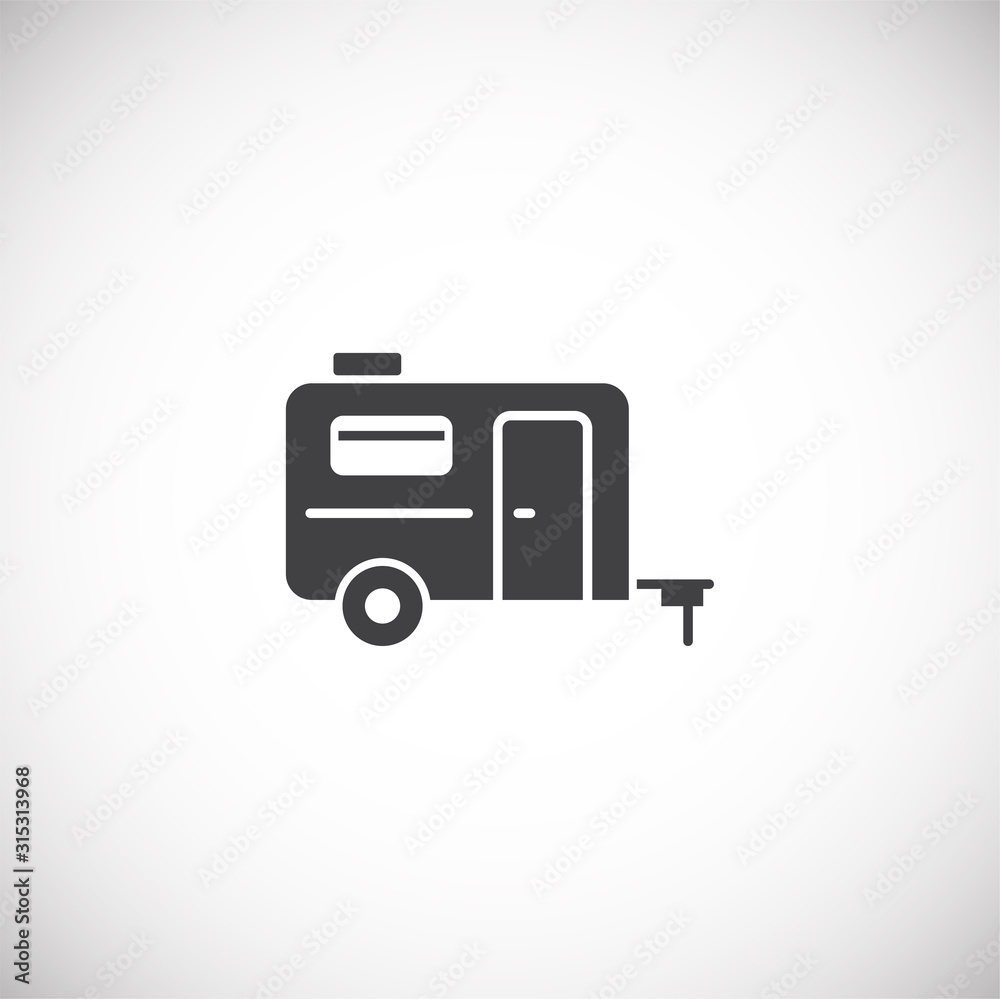 Camping icon on background for graphic and web design. Creative illustration concept symbol for web or mobile app. Camping icon on background for graphic and web design. Creative illustration concept symbol for web or mobile app.