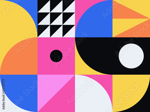 Neon Abstract Vector Pattern Design