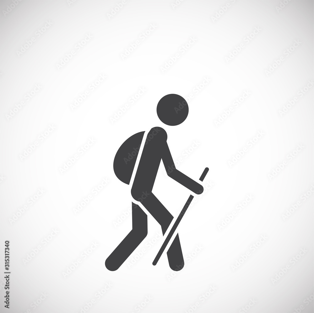Camping icon on background for graphic and web design. Creative illustration concept symbol for web or mobile app. Camping icon on background for graphic and web design. Creative illustration concept symbol for web or mobile app.