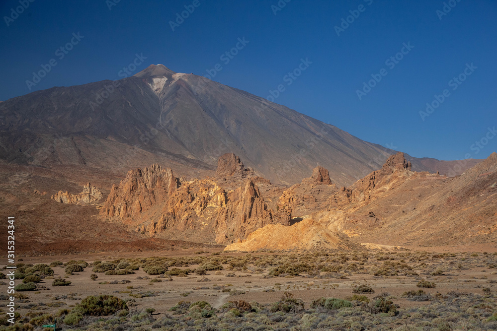 Teide volcano national park spain