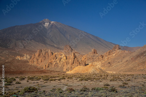 Teide volcano national park spain