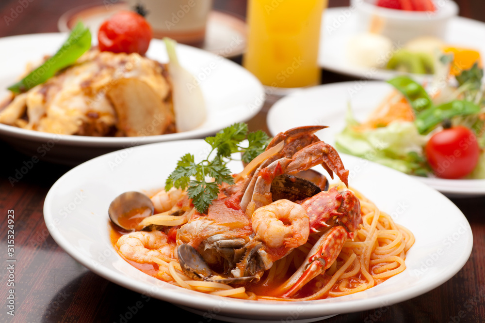 魚介類のパスタイメージ 魚介類のパスタイメージ