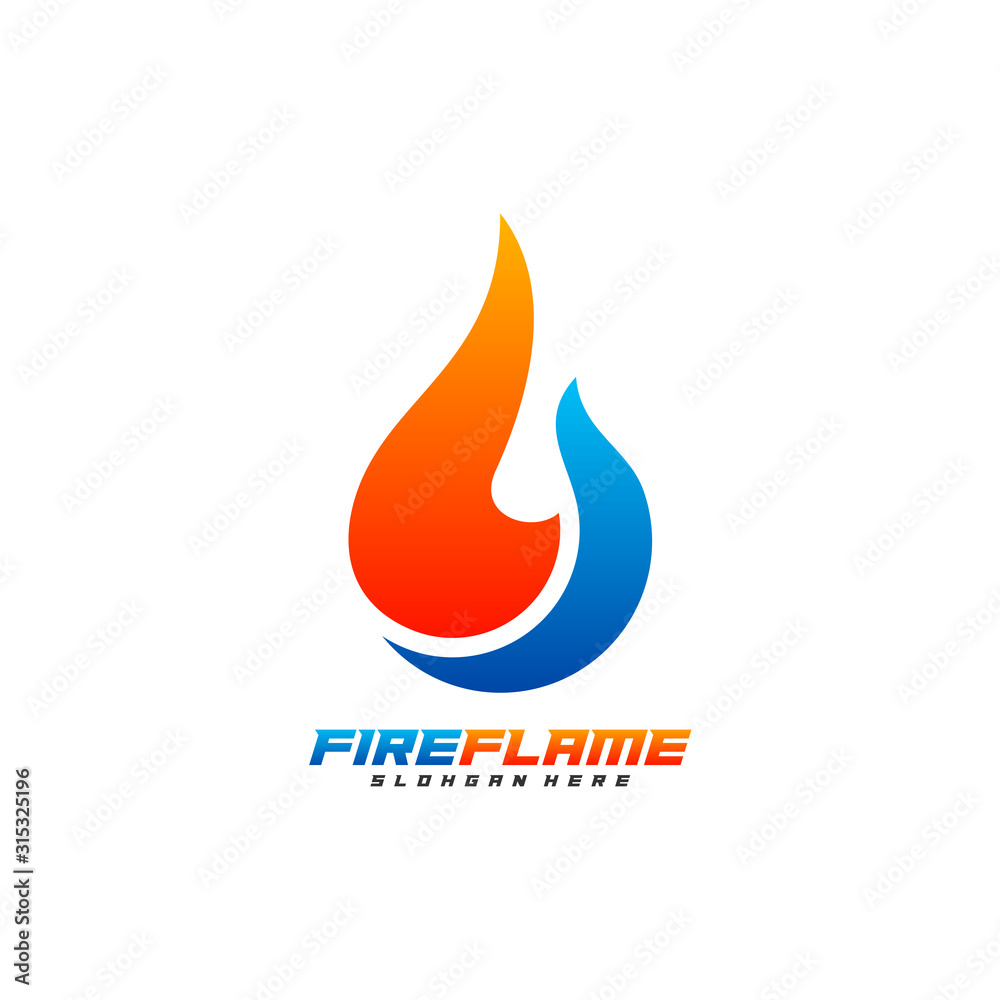 Flame Logo Design Vector, Fire logo template, Blaze Icon symbol, Creative design, Illustration Flame Logo Design Vector, Fire logo template, Blaze Icon symbol, Creative design, Illustration