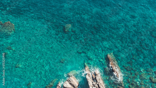 Clear water, Cinque Terre Coast, Italy