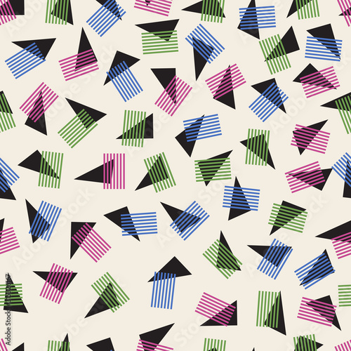 seamless geometric pattern background from triangle and line