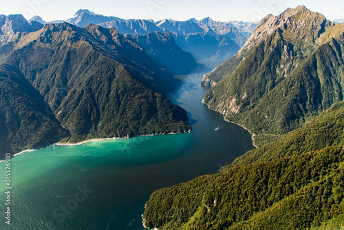 Milford Sound from above © Lucia