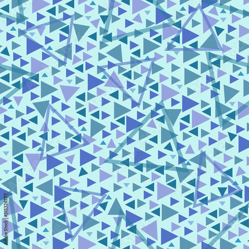 seamless geometric pattern background from confetti triangle
