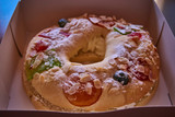 kings cake during christmas very delicious