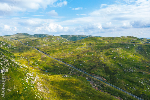 Mountain pass in Norway