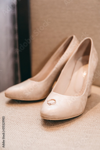 white wedding shoes and shoes