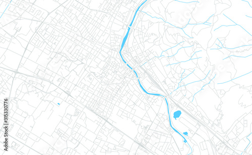 Prato, Italy bright vector map