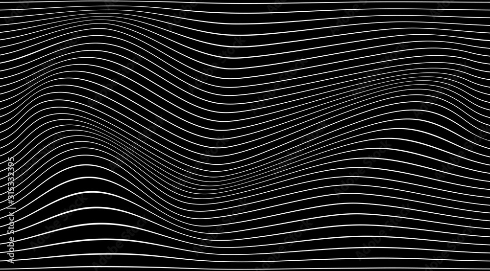 Thin linear futuristic stripped pattern vector design. Thin linear futuristic stripped pattern vector design.