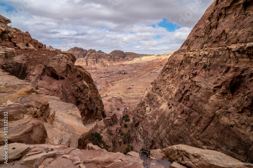 Typical Rocks in Petra, Jordan