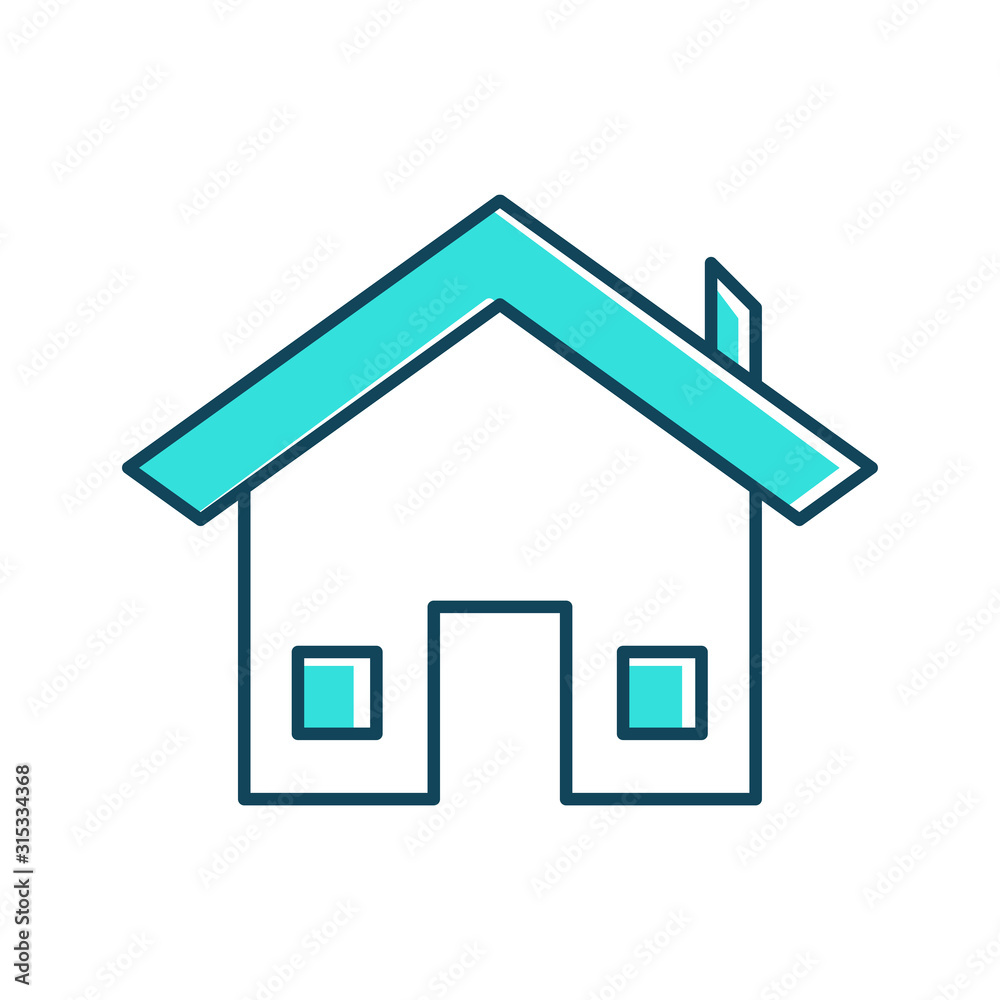 Home, house icon vector on white background Home, house icon vector on white background