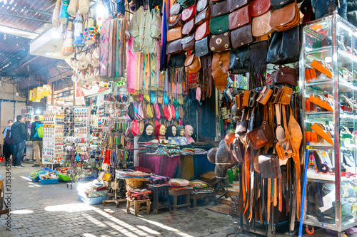 Market in old town of Marrakech, Morroco © eunikas