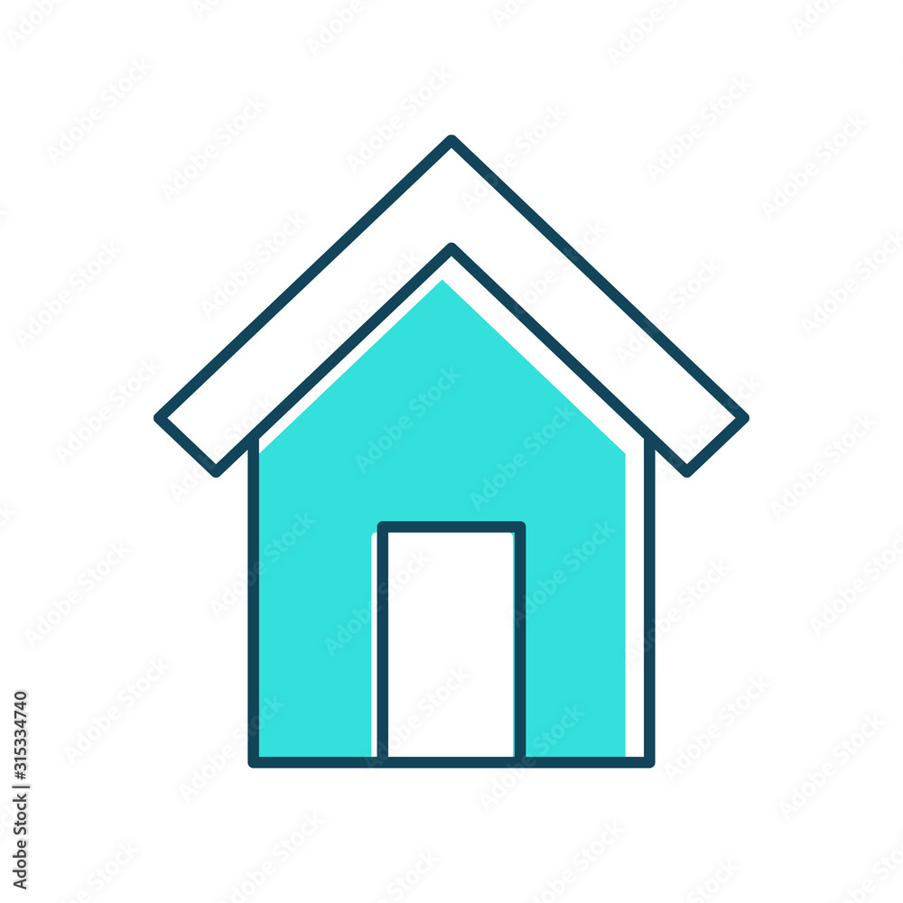 Home, house icon vector on white background Home, house icon vector on white background