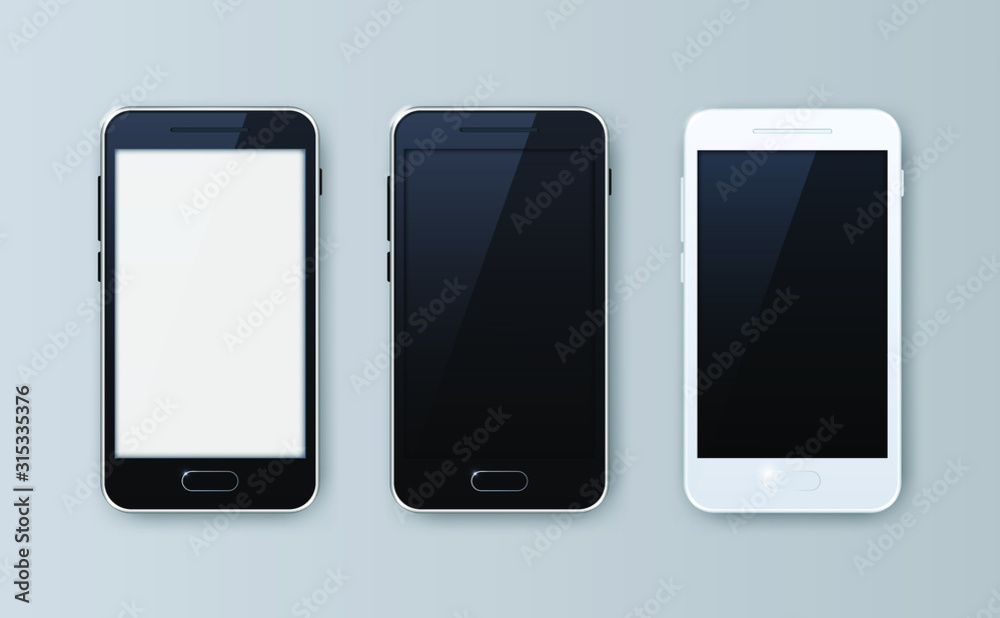 Perfectly Detailed Modern Smart Phone . Isolated Vector Elements Perfectly Detailed Modern Smart Phone . Isolated Vector Elements