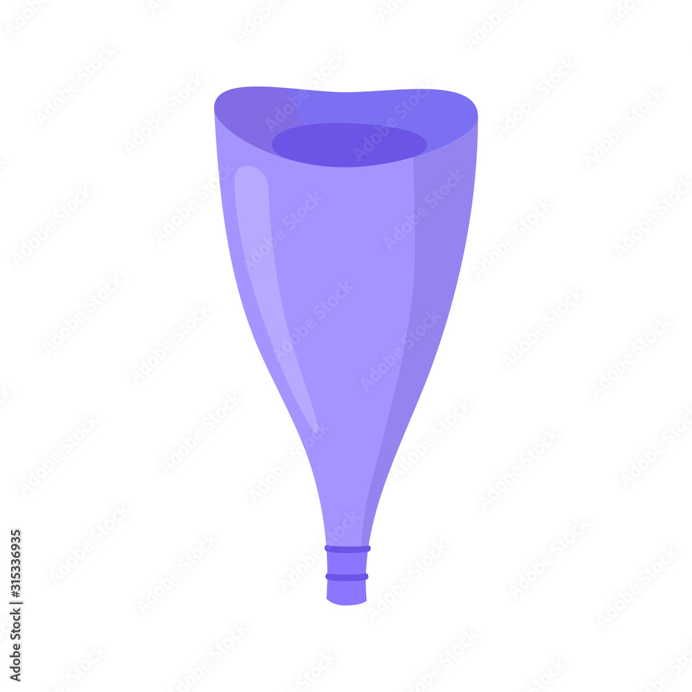 Blue menstrual Cup for Feminine Period, zero waste and Plastic-free concept stock vector illustration isolated on transparent background. Eco-friendly, washable menstrual cup. Sustainable lifestyle Blue menstrual Cup for Feminine Period, zero waste and Plastic-free concept stock vector illustration isolated on transparent background. Eco-friendly, washable menstrual cup. Sustainable lifestyle