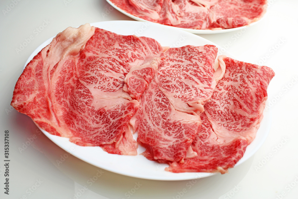 Obraz premium 霜降り牛肉