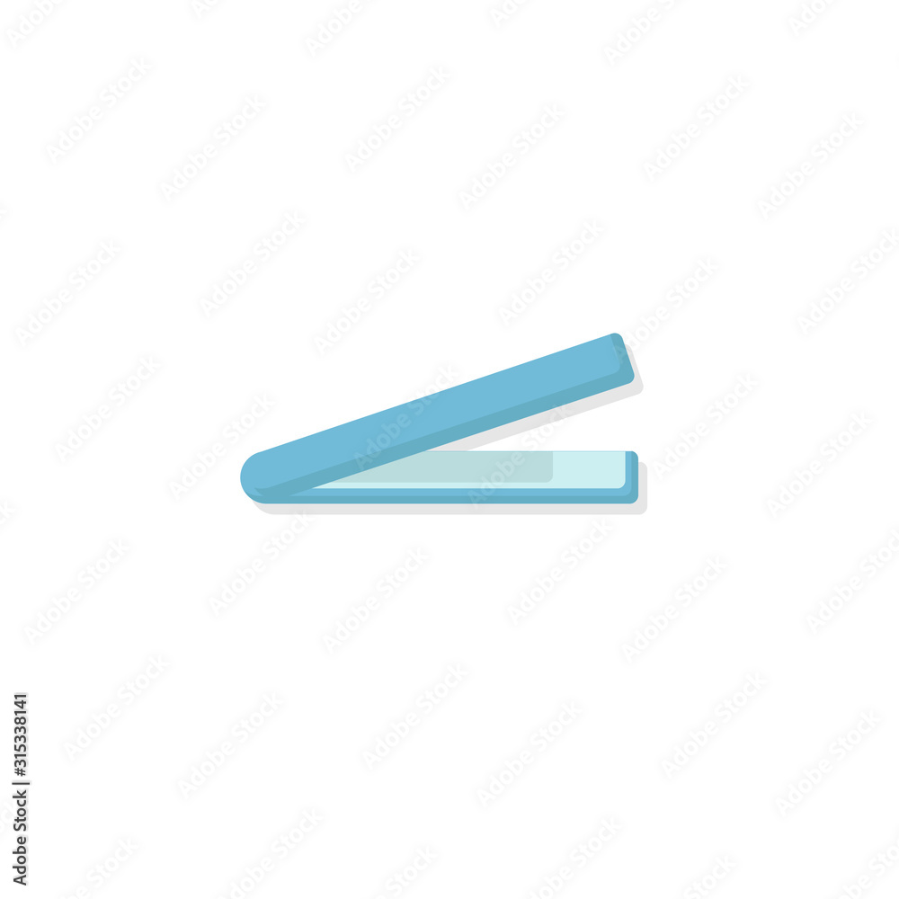 straightening forceps flat icon on white background straightening forceps flat icon on white background