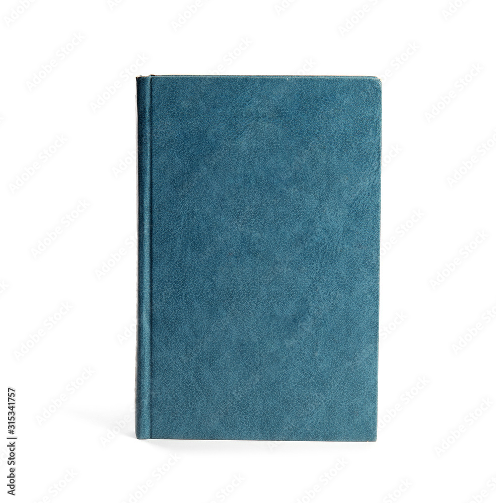 Book with hard cover isolated on white Book with hard cover isolated on white