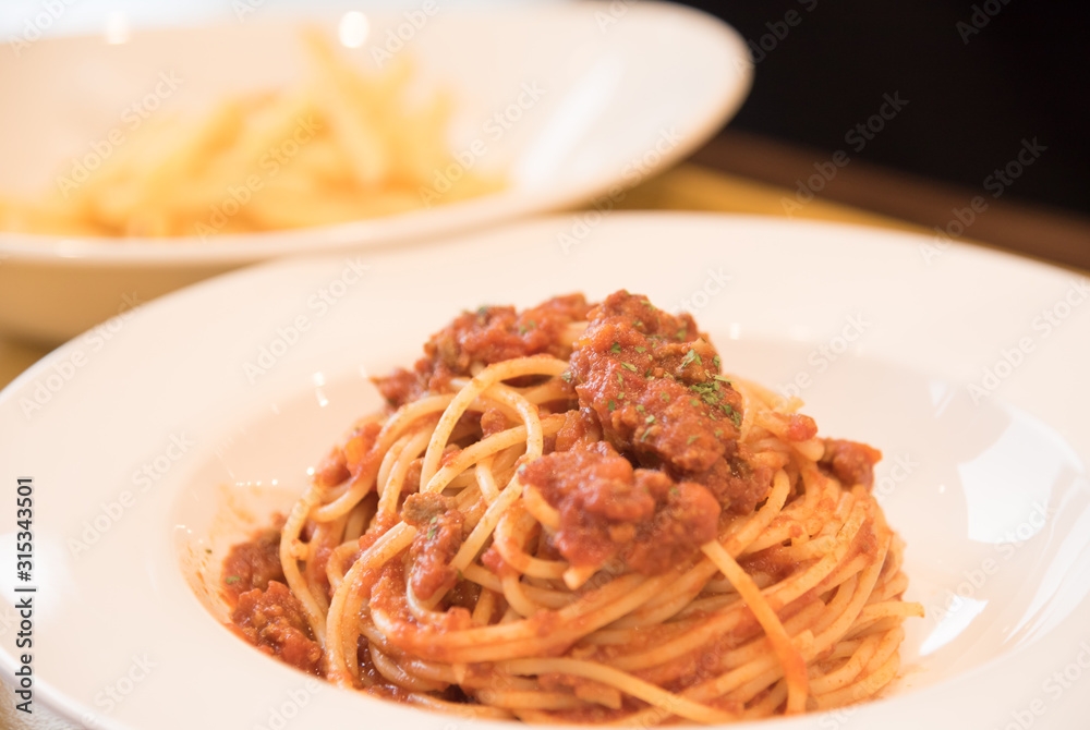スパゲティ ミートソース スパゲティ ミートソース