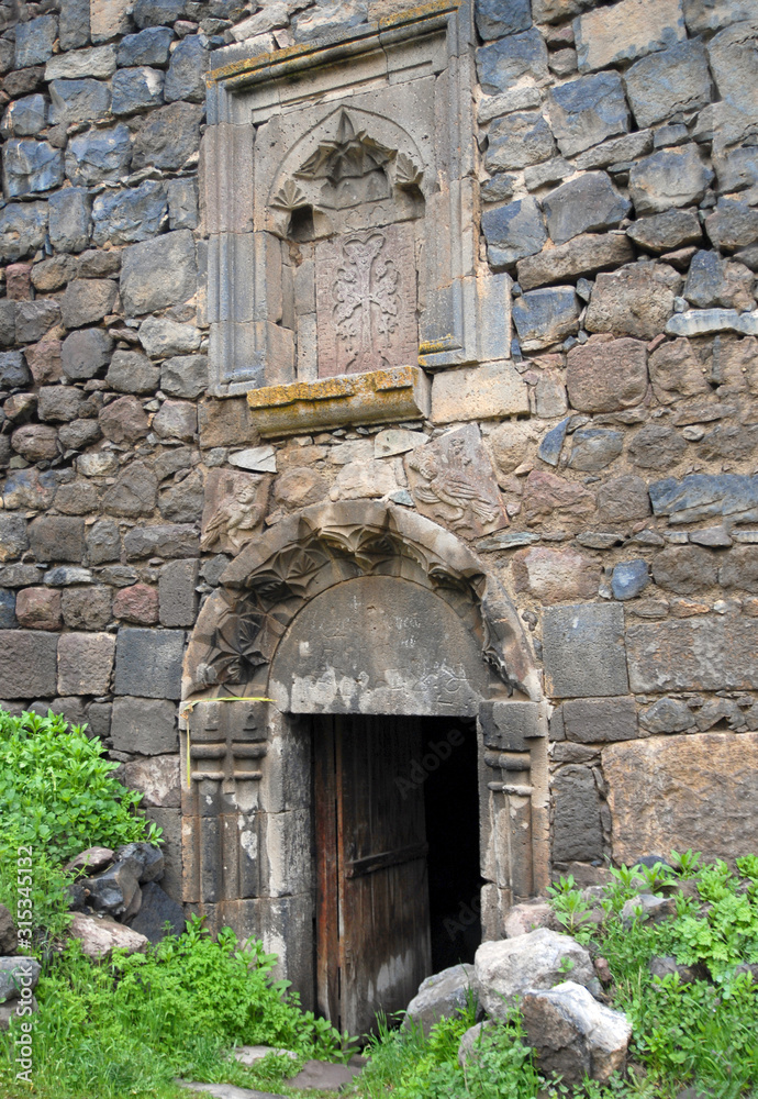 Fototapeta premium Medieval Surb Astvatsatsin Church in Yeghegis village. Vayots Dzor Region, Armenia.