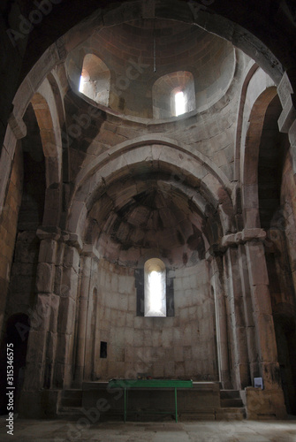 Interior of Surb Grigor church. Vahanavank Monastery  outskirts of Kapan town  Syunik Region  Armenia.