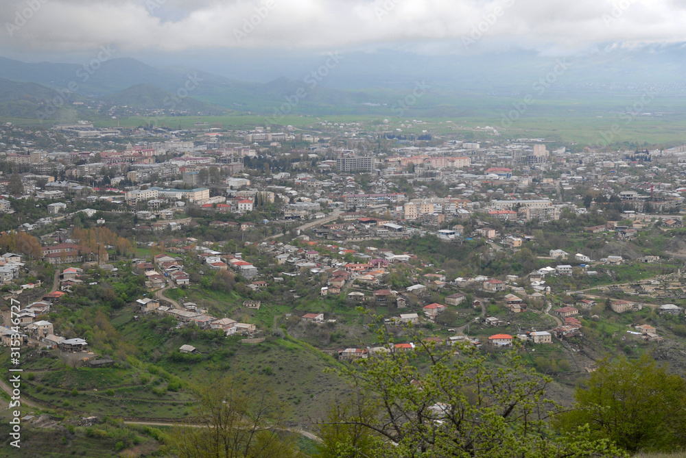 Stepanakert city is the capital of Mountainous Karabakh.