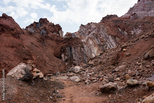 Hormuz Island, Iran - salt valley