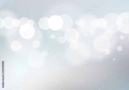 Bokeh abstract blurry lights background. Colorful vector illustration for your design. Holidays magic festive shiny theme.