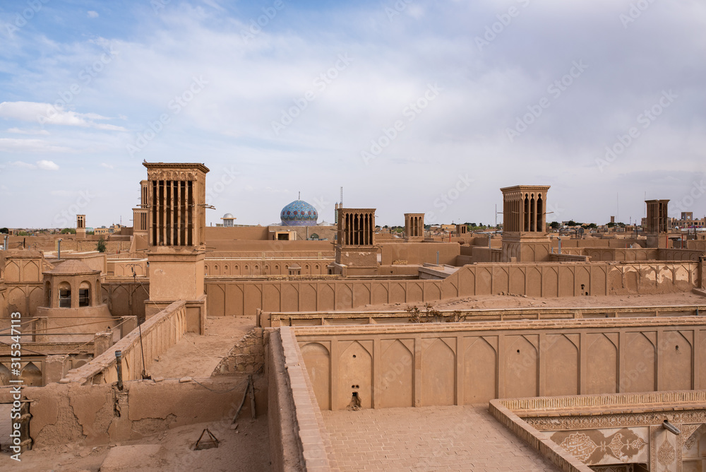 A view of the old town of Yazd