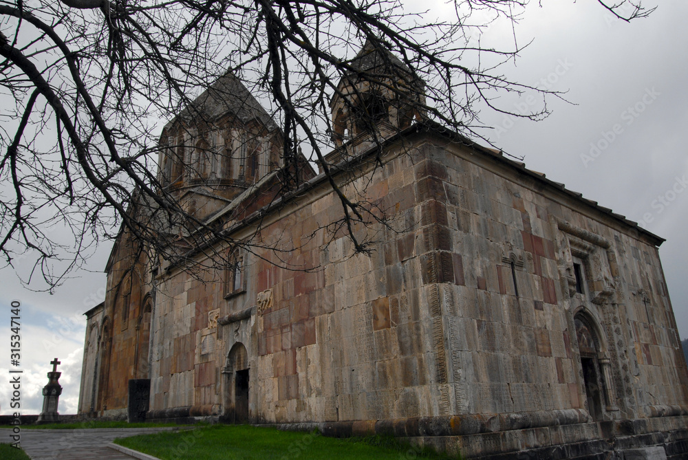 Hovhannes Mkrttich Church (was build in 1216-1238), Gandzasar Monastery, Mountainous Karabakh. Hovhannes Mkrttich Church (was build in 1216-1238), Gandzasar Monastery, Mountainous Karabakh.