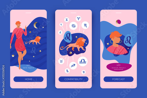 Leo Mobile App Screens