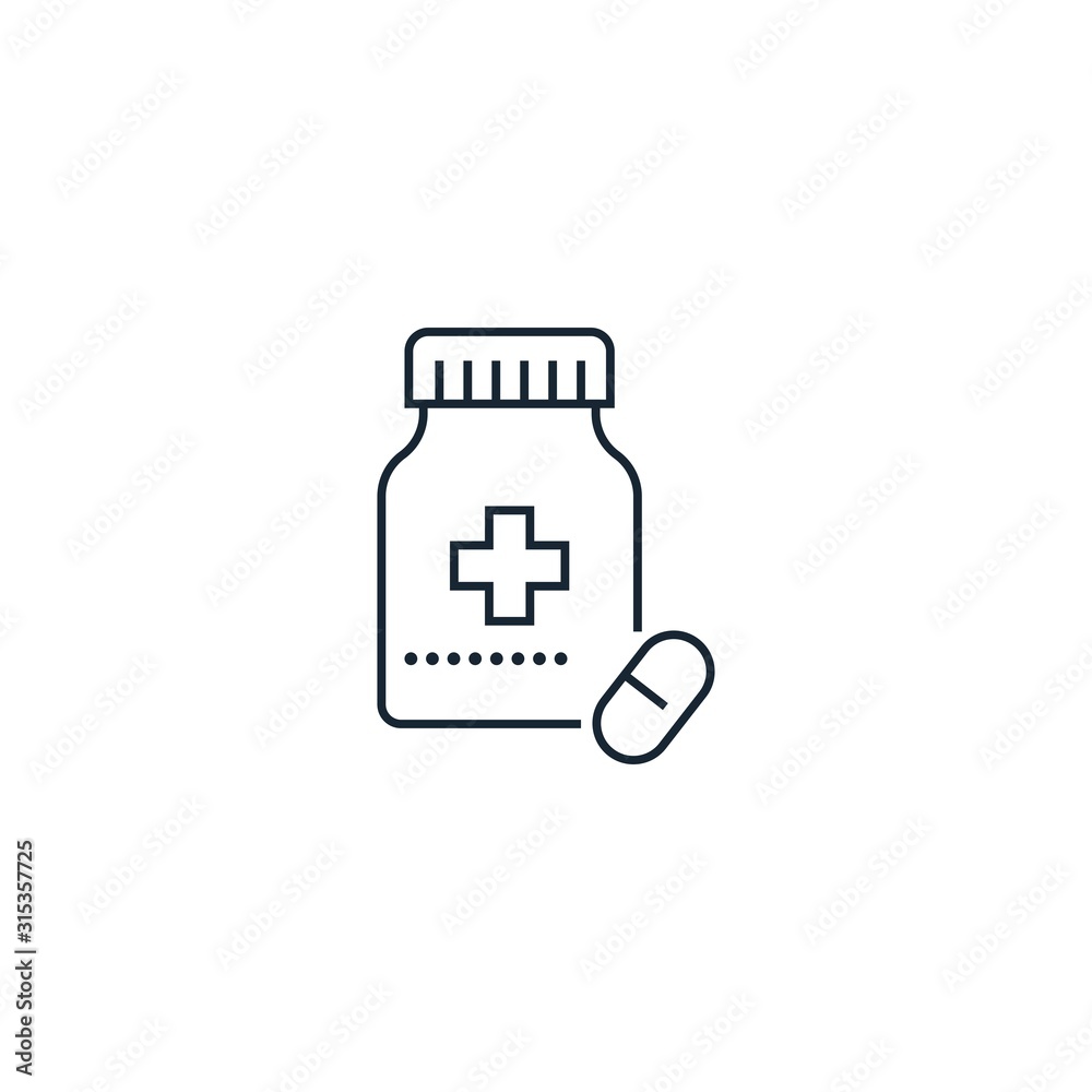 medicament creative icon. From Medicine icons collection. Isolated medicament sign on white background