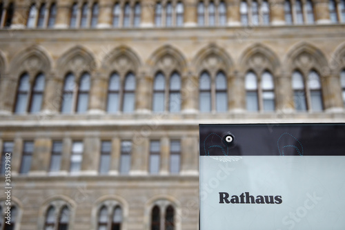 Das Rathaus in Wien (Österreich) - The town hall in Vienna (Austria) photo